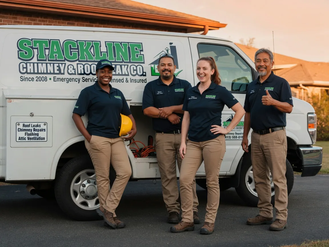 Chimney flashing repair company in Resaca, GA